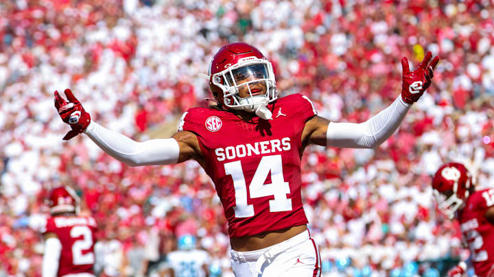 Oklahoma Sooners defensive back Jaydan Hardy