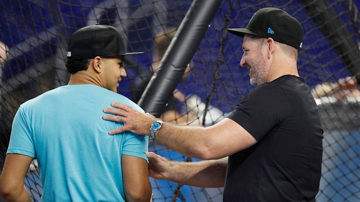 Miami Marlins manager Clayton McCullough (Mandatory Credit: Rhona Wise-Imagn Images Miami Marlins manager Clayton McCullough (Mandatory Credit: Rhona Wise-Imagn Images