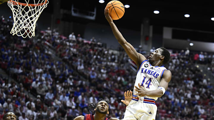 Kansas Jayhawks guard Melvin Council Jr. (14) 