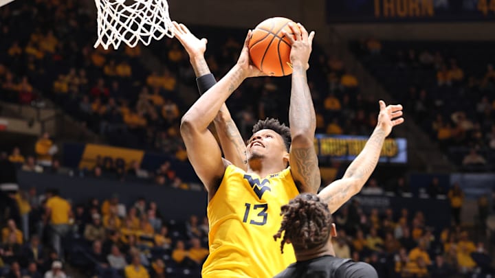 West Virginia University forward Amani Hansberry