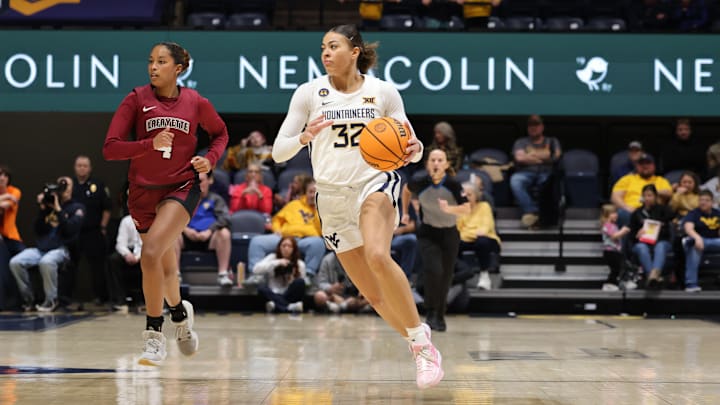 West Virginia University guard Kyah Watson West Virginia University guard Kyah Watson