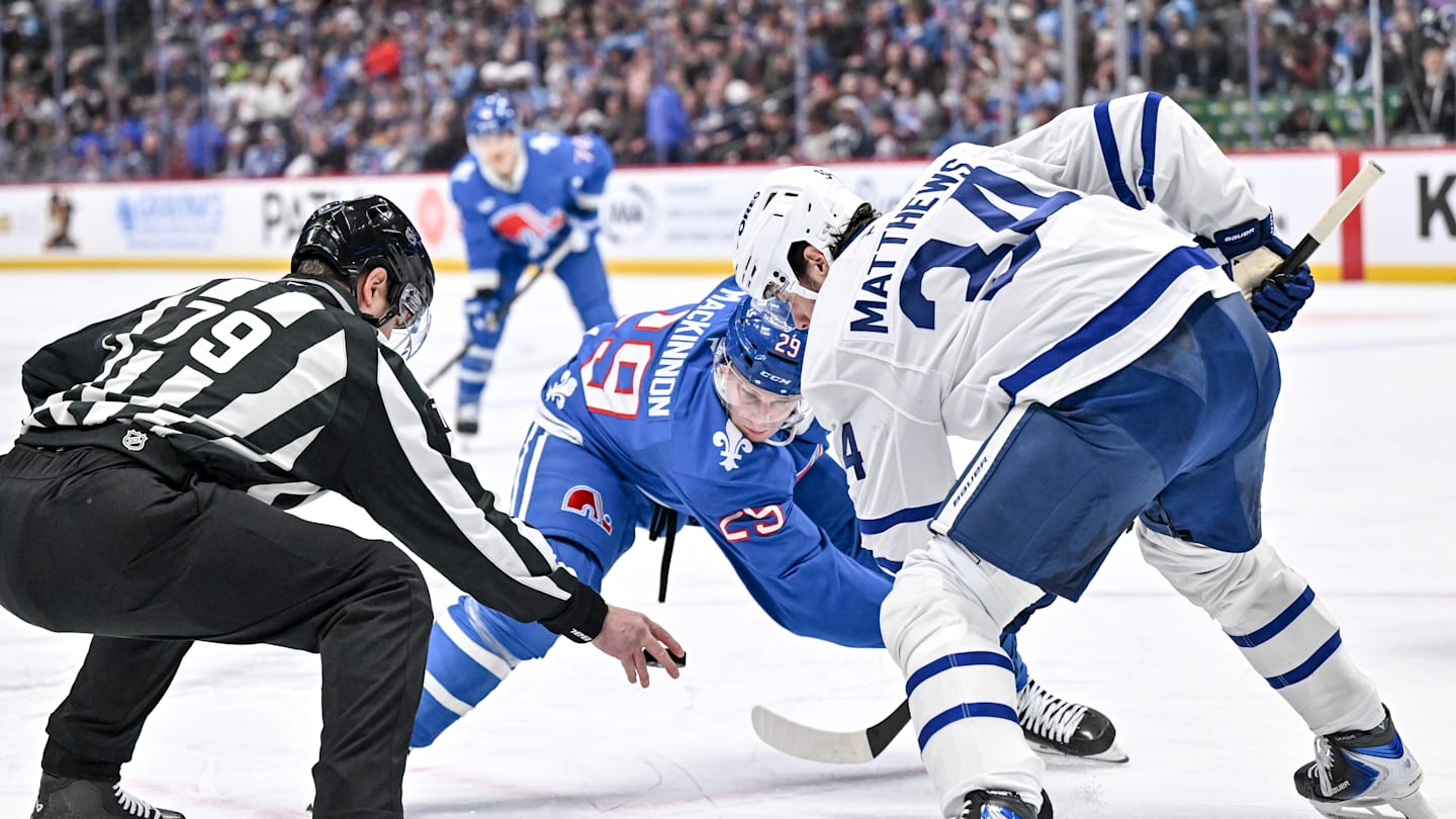 Toronto Maple Leafs breaks Colorado Avalanche's 17-game home win streak