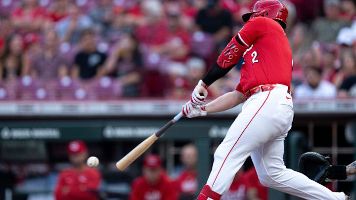 Cincinnati Reds first baseman Ty France (2) in Sept. 2024. Cincinnati Reds first baseman Ty France (2) in Sept. 2024.