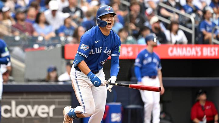 Toronto Blue Jays center fielder Brett Bateman  Credit: Dan Hamilton-Imagn Images