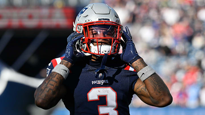 New England Patriots wide receiver DeMario Douglas.