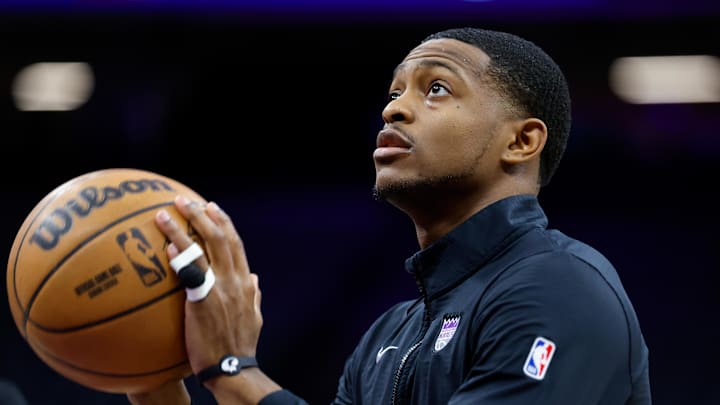 Sacramento Kings guard De'Aaron Fox. Sacramento Kings guard De'Aaron Fox.