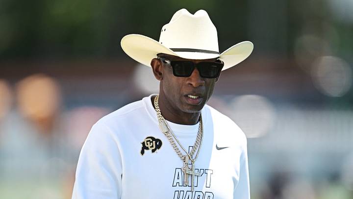 Jul 30, 2026; Berea, OH, USA; Former NFL player Deion Sanders arrives at Cleveland Browns training camp at CrossCountry Mortgage Campus. Mandatory Credit: Ken Blaze-Imagn Images Jul 30, 2026; Berea, OH, USA; Former NFL player Deion Sanders arrives at Cleveland Browns training camp at CrossCountry Mortgage Campus. Mandatory Credit: Ken Blaze-Imagn Images