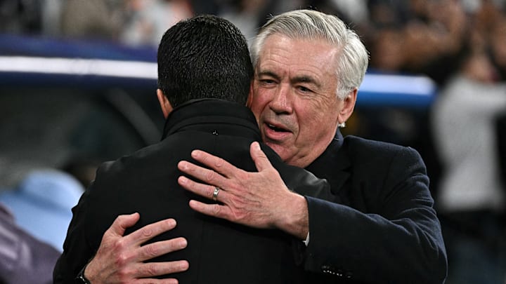 Mikel Arteta et Carlo Ancelotti, un duel dans le respect. Mikel Arteta et Carlo Ancelotti, un duel dans le respect.
