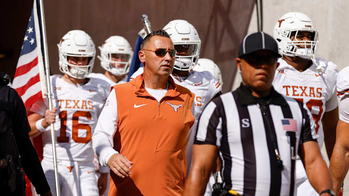 Steve Sarkisian, Ja'Tavion Sanders, Arch Manning, Texas Longhorns