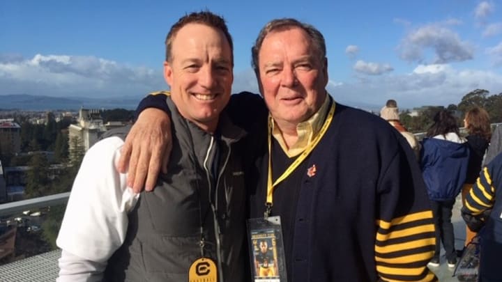 Craig Morton, right, with Mike Pawlawski