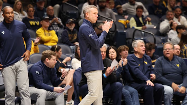 West Virginia University head coach Ross Hodge West Virginia University head coach Ross Hodge