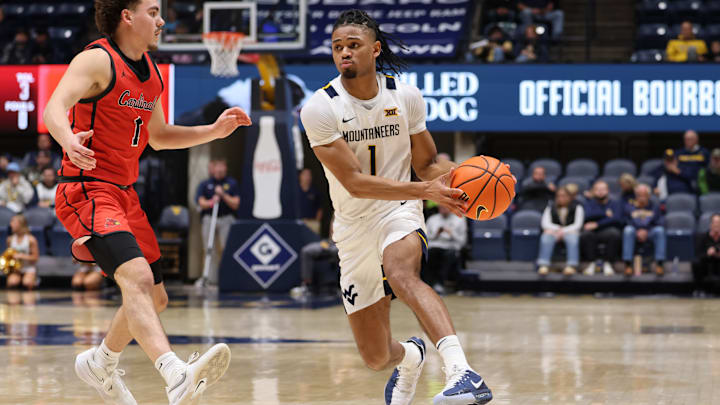 West Virginia University guard Jasper Floyd