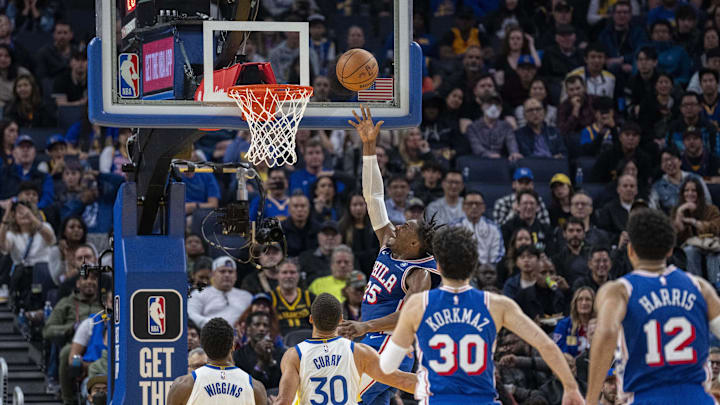 Jan 30, 2024; San Francisco, California, USA;  Philadelphia 76ers forward Danuel House Jr. (25)