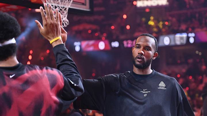 Oct 24, 2026; Cleveland, Ohio, USA; Cleveland Cavaliers center Evan Mobley (4) is introduced before the game between the Cleveland Cavaliers and the Brooklyn Nets at Rocket Arena. Mandatory Credit: Ken Blaze-Imagn Images Oct 24, 2026; Cleveland, Ohio, USA; Cleveland Cavaliers center Evan Mobley (4) is introduced before the game between the Cleveland Cavaliers and the Brooklyn Nets at Rocket Arena. Mandatory Credit: Ken Blaze-Imagn Images