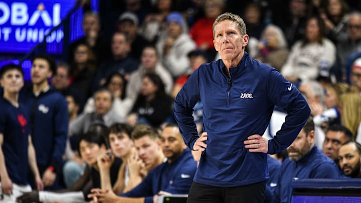 Gonzaga Bulldogs head coach Mark Few.