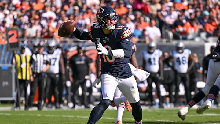 Caleb Williams faces a juicy matchup against a poor Jacksonville pass defense.