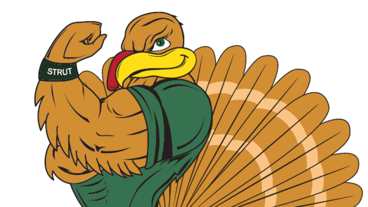 Strut is the Broadway Gobblers' mascot in Virginia high school sports.