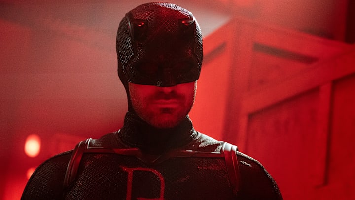 Matt Murdock/Daredevil (Charlie Cox) in Marvel Television's DAREDEVIL: BORN AGAIN season 2 episode 1, exclusively on Disney+. 