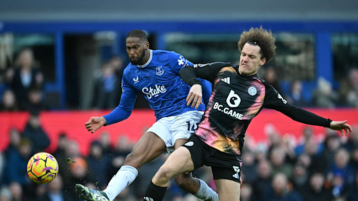Leicester's central defence. As porous as paper