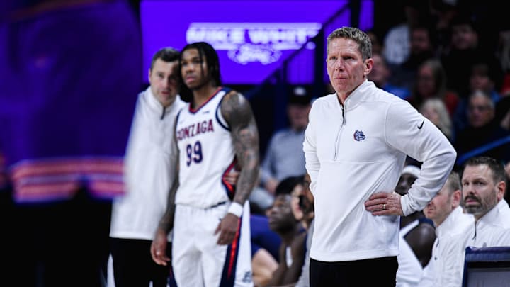 Gonzaga head coach Mark Few.