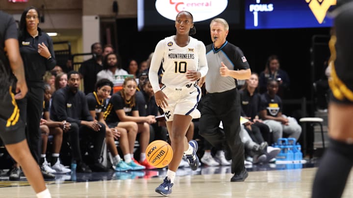 West Virginia University guard Jordan Harrison