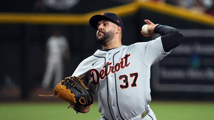 Detroit Tigers pitcher Enmanuel De Jesus.