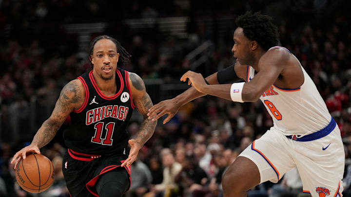 OG Anunoby, New York Knicks and DeMar DeRozan, Chicago Bulls