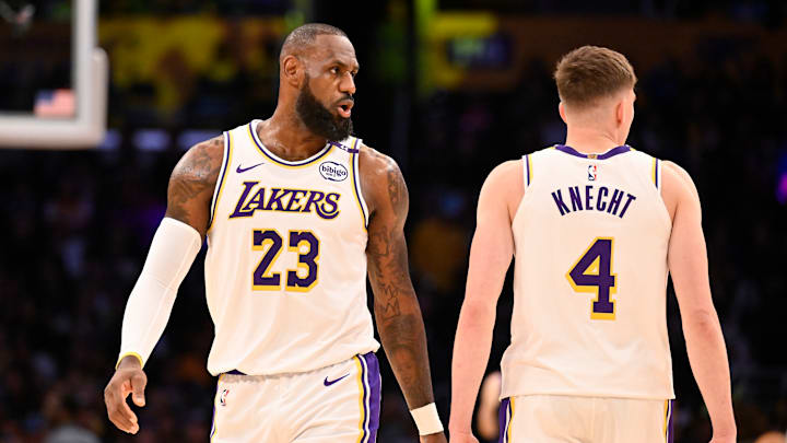 LeBron James and Dalton Knecht have quickly found chemistry together, but a minutes adjustment may be in line for both for the Lakers to succeed now and in the playoffs.