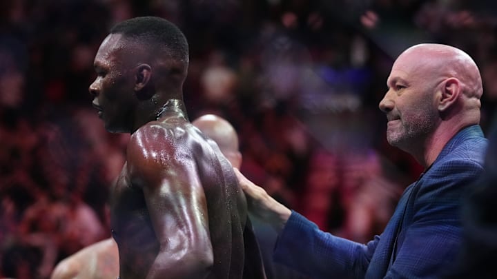  Israel Adesanya and Dana White