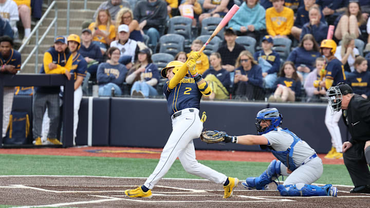 West Virginia University utility player Gavin Kelly
