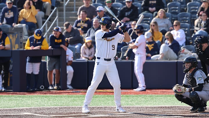 West Virginia University infielder Grant Hussey West Virginia University infielder Grant Hussey
