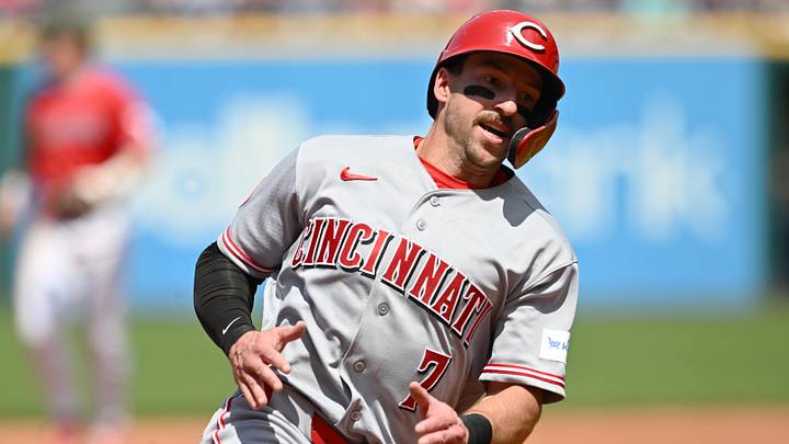 Spencer Steer and the Reds are road underdogs in Philadelphia. Spencer Steer and the Reds are road underdogs in Philadelphia.