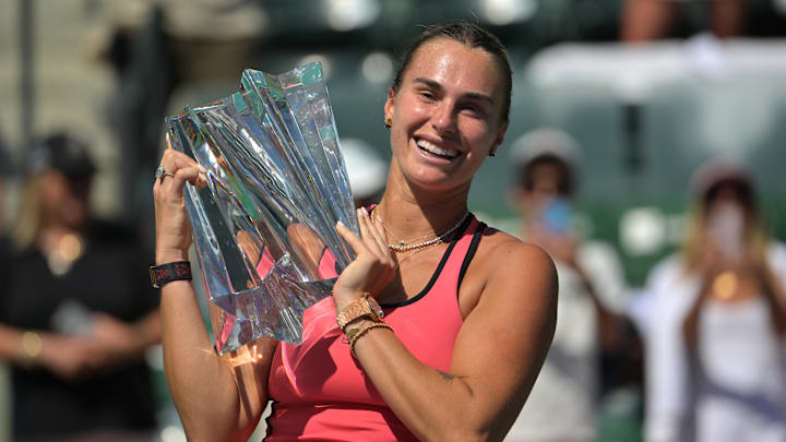 Aryna Sabalenka defeated Elena Rybakina in women’s final of the BNP Paribas Open at Indian Wells. Aryna Sabalenka defeated Elena Rybakina in women’s final of the BNP Paribas Open at Indian Wells.