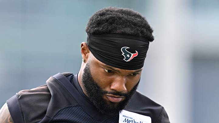 Jun 9, 2026; Houston, Texas, USA; Houston Texans wide receiver Nico Collins arrives for the team’s minicamp at Houston Methodist Training Center. Mandatory Credit: Maria Lysaker-Imagn Images Jun 9, 2026; Houston, Texas, USA; Houston Texans wide receiver Nico Collins arrives for the team’s minicamp at Houston Methodist Training Center. Mandatory Credit: Maria Lysaker-Imagn Images