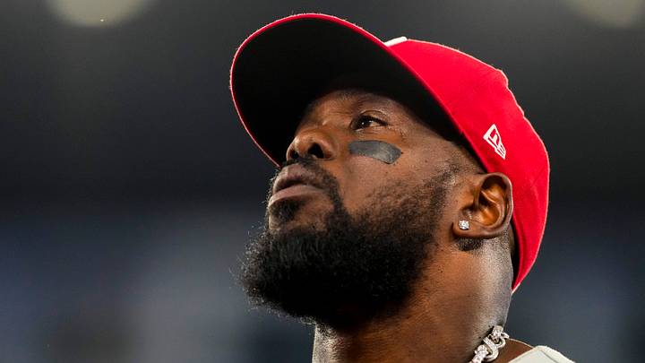 Jun 10, 2026; Toronto, Ontario, CAN; Philadelphia Phillies right fielder Adolis García (53) returns to the dugout against the Toronto Blue Jays during the sixth inning at Rogers Centre. Mandatory Credit: Kevin Sousa-Imagn Images
