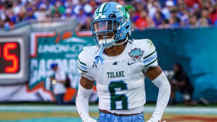 Tulane cornerback Micah Robinson Tulane cornerback Micah Robinson