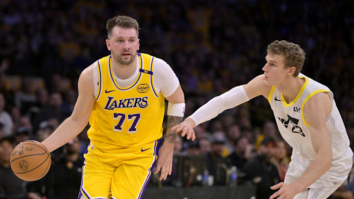 Doncic tallied 11 points in his first half as a Laker.