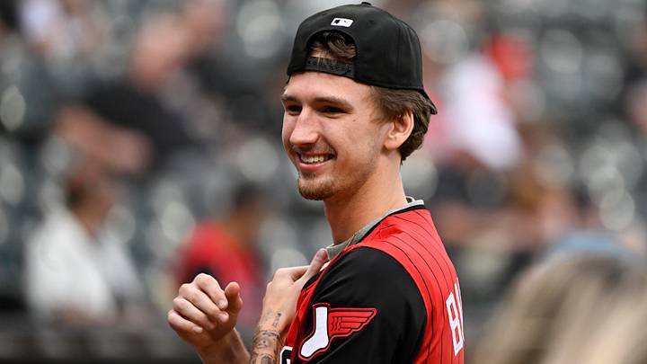 Jul 24, 2026; Chicago, Illinois, USA; Chicago Bulls player Matas Buzelis warms up before throwing out a ceremonial pitch before the game between the Chicago White Sox and the Houston Astros at Rate Field. Mandatory Credit: Matt Marton-Imagn Images Jul 24, 2026; Chicago, Illinois, USA; Chicago Bulls player Matas Buzelis warms up before throwing out a ceremonial pitch before the game between the Chicago White Sox and the Houston Astros at Rate Field. Mandatory Credit: Matt Marton-Imagn Images