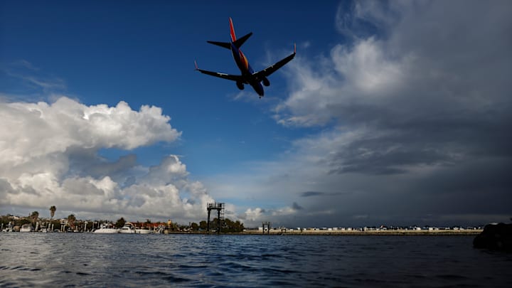 Southwest Airlines  Arrives at San Diego