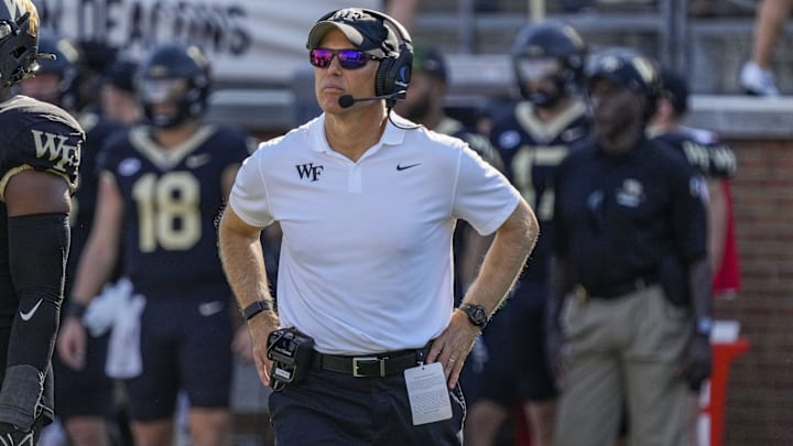 Wake Forest coach Dave Clawson