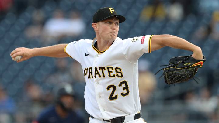 Jun 23, 2026; Pittsburgh, Pennsylvania, USA; Pittsburgh Pirates starting pitcher Mitch Keller (23) delivers a pitch against the Seattle Mariners during the first inning at PNC Park. Mandatory Credit: Charles LeClaire-Imagn Images Jun 23, 2026; Pittsburgh, Pennsylvania, USA; Pittsburgh Pirates starting pitcher Mitch Keller (23) delivers a pitch against the Seattle Mariners during the first inning at PNC Park. Mandatory Credit: Charles LeClaire-Imagn Images