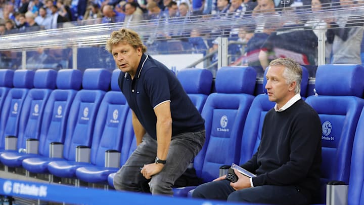 Sportdirektor Youri Mulder (l.) und Manager Frank Baumann (r.)