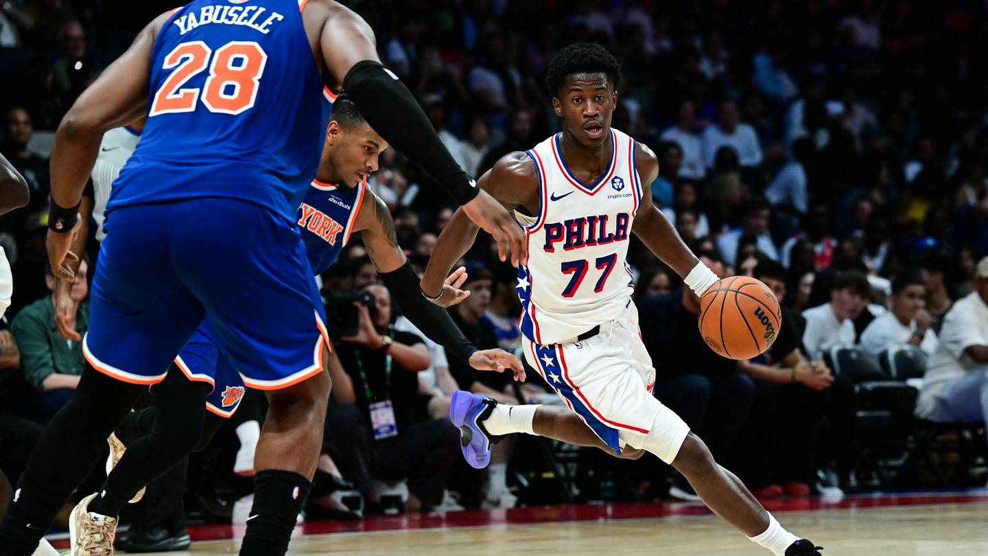 VJ Edgecombe Shines in 76ers Debut Against Knicks
