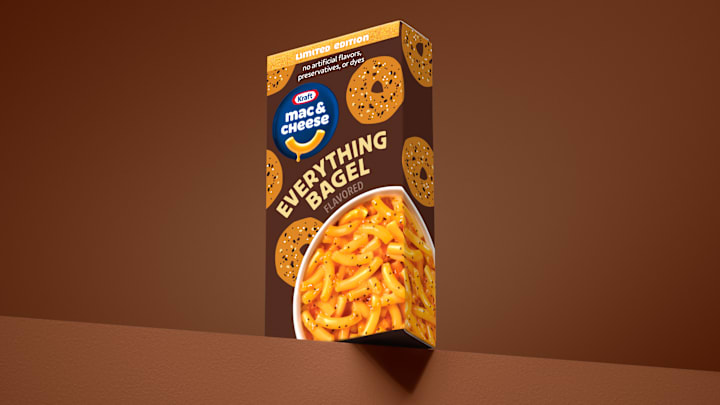Kraft Mac and Cheese launches an Everything Bagel flavor