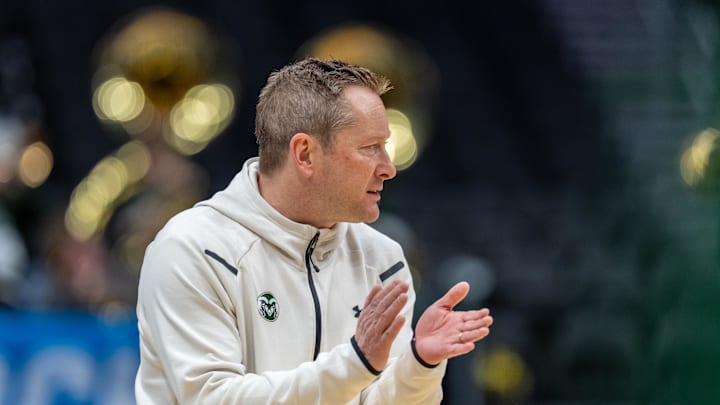 Colorado State Rams head coach Niko Medved Colorado State Rams head coach Niko Medved