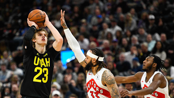 Lauri Markkanen, Utah Jazz and Gary Trent Jr., Immanuel Quickley, Toronto Raptors