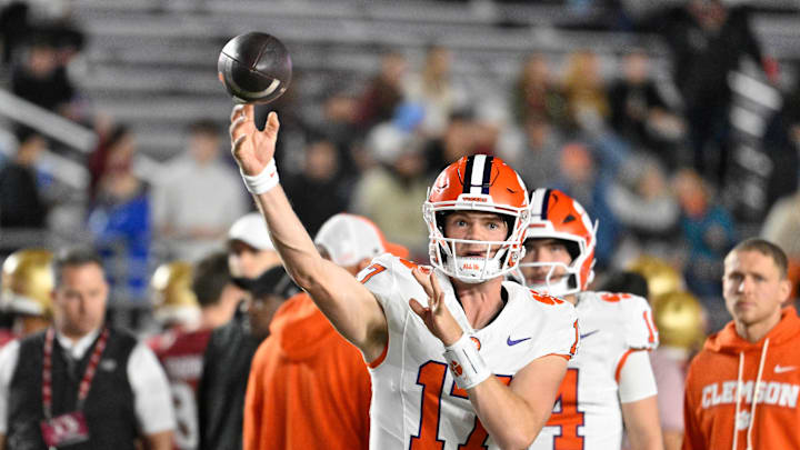 Clemson quarterback Christopher Vizzina will look to take the reins and be the Tigers' next quarterback this offseason. Clemson quarterback Christopher Vizzina will look to take the reins and be the Tigers' next quarterback this offseason.