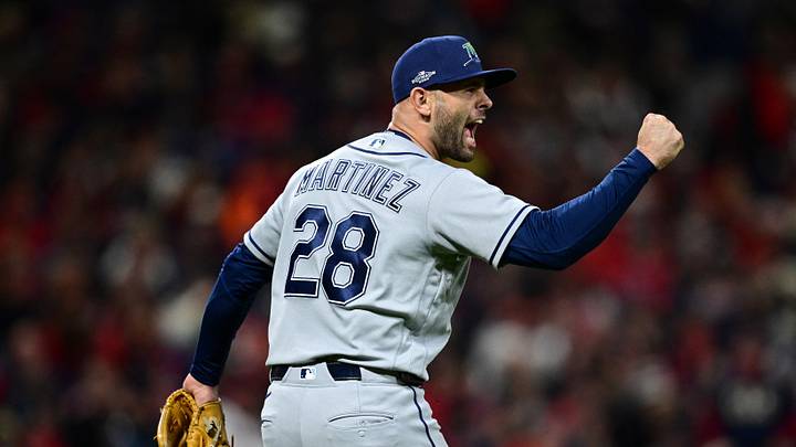 Tampa Bay Rays starting pitcher Nick Martinez (28). Mandatory Credit: David Dermer-Imagn Images Tampa Bay Rays starting pitcher Nick Martinez (28). Mandatory Credit: David Dermer-Imagn Images
