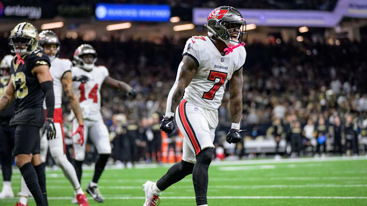 Tampa Bay Buccaneers running back Bucky Irving. Tampa Bay Buccaneers running back Bucky Irving.