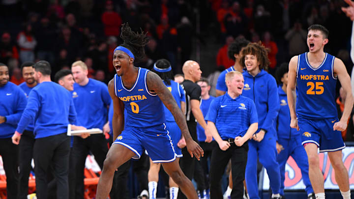 Hofstra Pride guard Biggie Patterson (0) 